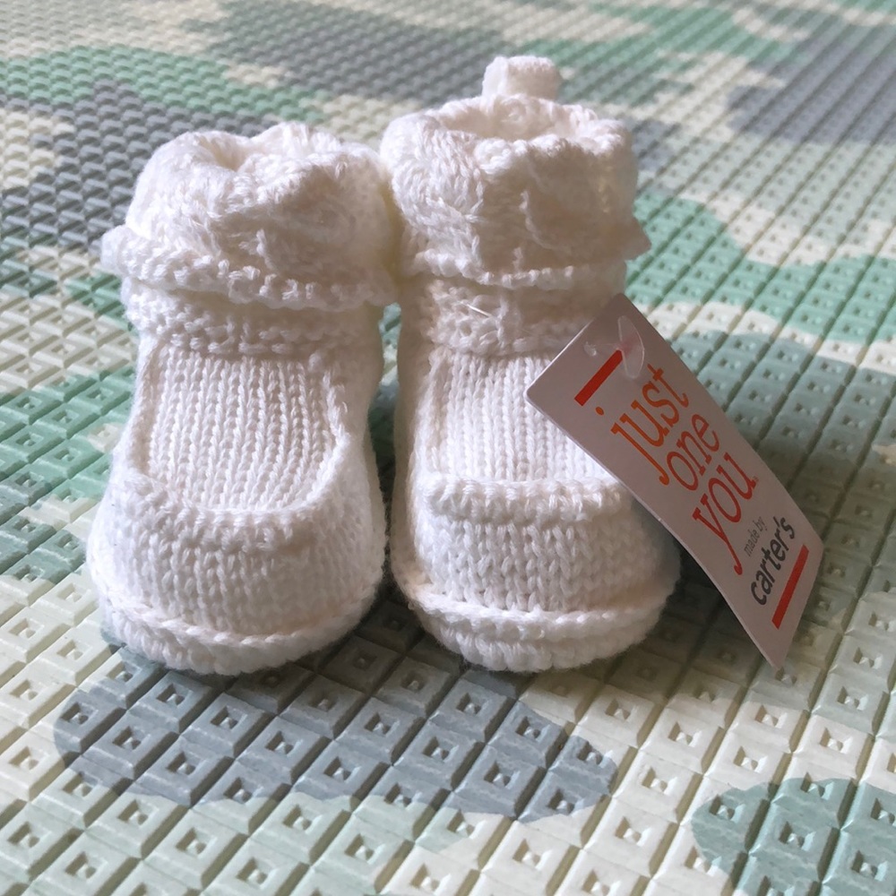 Knit booties